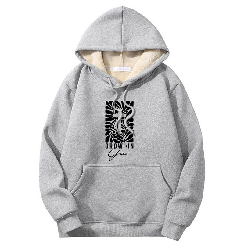 Grow In Grace Cross Crew Collar Hoodie