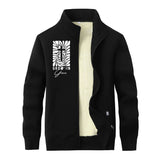 Grow In Grace Cross Stand Collar Zip Cardigan