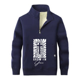 Grow In Grace Cross Stand Collar Zip Sweatshirt