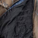 Grunge Style Short Frayed Distressed Hooded Denim Jacket