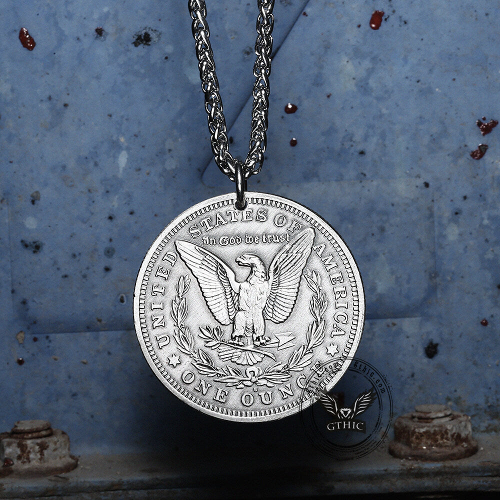 Kashenf Ghost Beauty Papilio Hobo Nickel Pendant