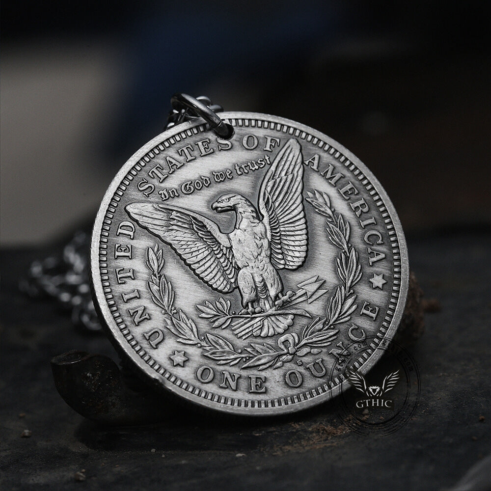 Kashenf Ghost Beauty Papilio Hobo Nickel Pendant