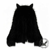 Halloween Cosplay Faux Fur Headdress Werewolf Mask