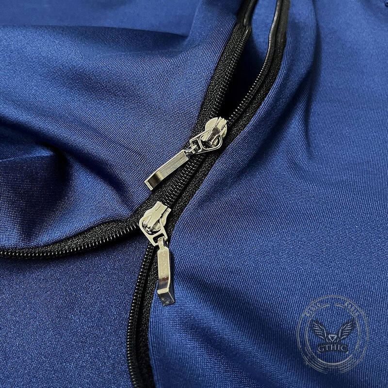 Halloween Cosplay Police Woman Zipper Uniform Set