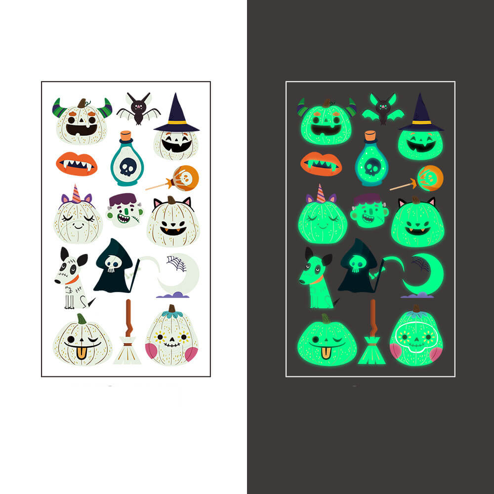 Halloween Cute Luminous Temporary Tattoo Stickers | Gthic.com