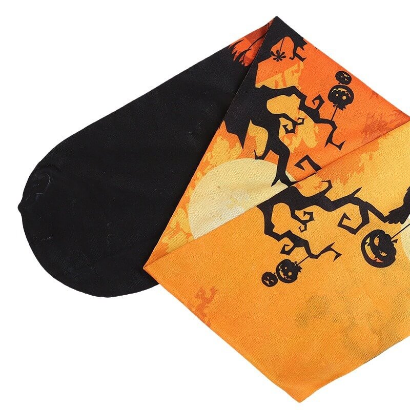 Halloween Ghost Pumpkin Bat Print Socks  | Gthic.com