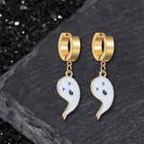 Halloween Ghost Pumpkin Stainless Steel Earrings