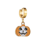 Halloween Ghost Pumpkin Stainless Steel Earrings