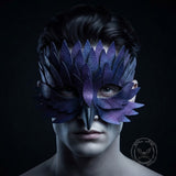 Halloween Half-Face Eagle-Beak Feather Mask | Gthic.com