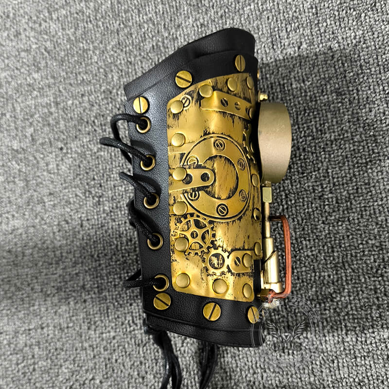 LED Compass Steampunk Arm Gauntlet | Gthic.com
