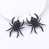 Halloween Spider Design Acrylic Earrings | Gthic.com