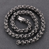 Heavy Skull Link Chain Stainless Steel Necklace | Gthic.com