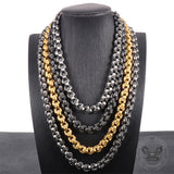 Heavy Skull Link Chain Stainless Steel Necklace | Gthic.com