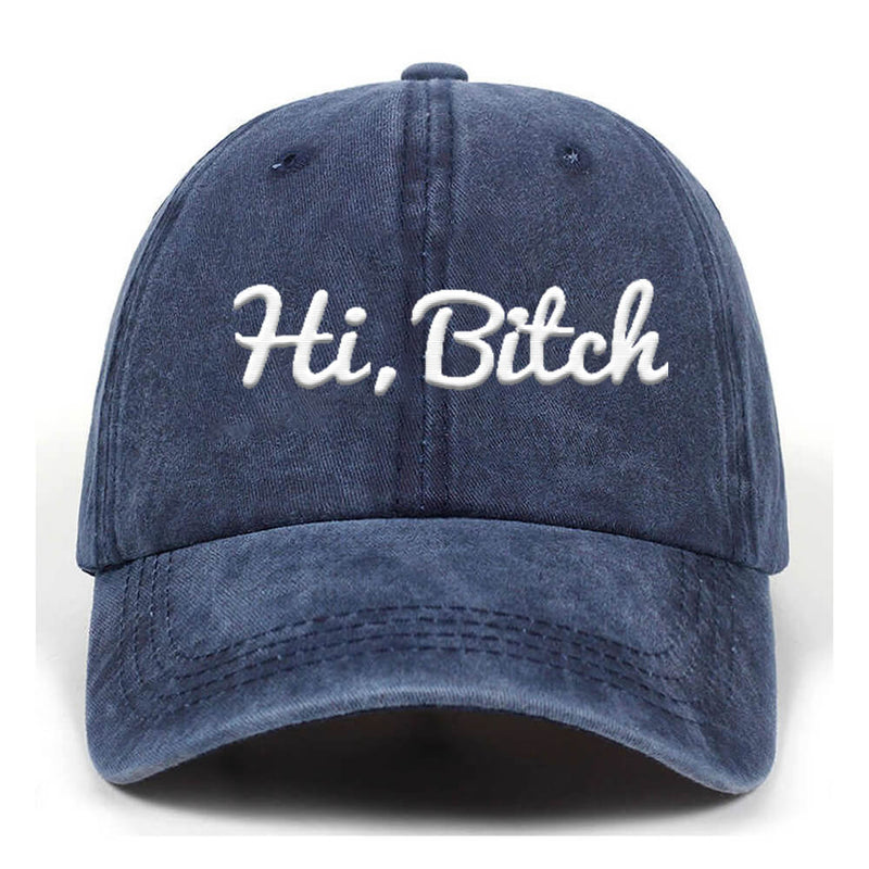 Hi Bitch T-shirt shorts Baseball Hats | Gthic.com