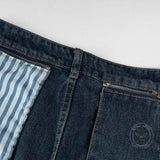 High Street Patchwork Star Rabbit Ear Scimitar Jeans