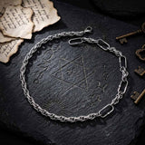Hip-Hop Splicing Stainless Steel Clavicle Necklace