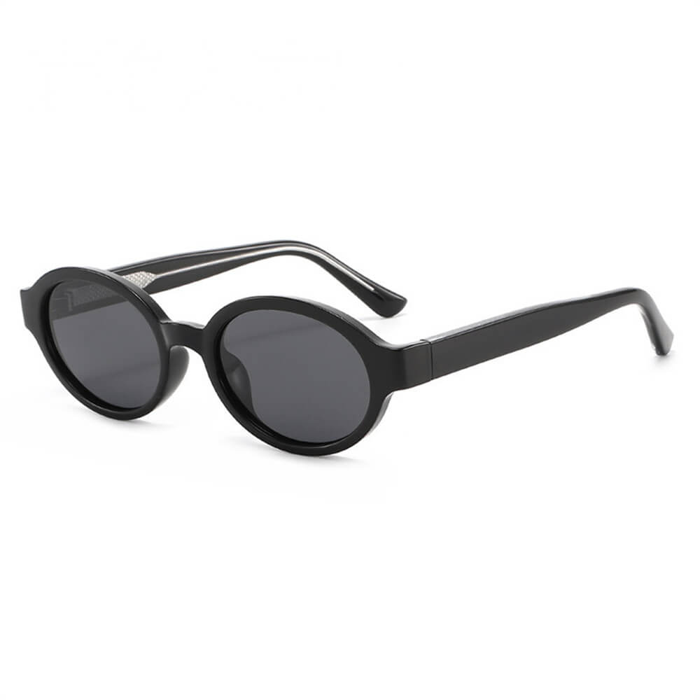 Hip Hop American Oval Polarized TR Sunglasses | Gthic.com