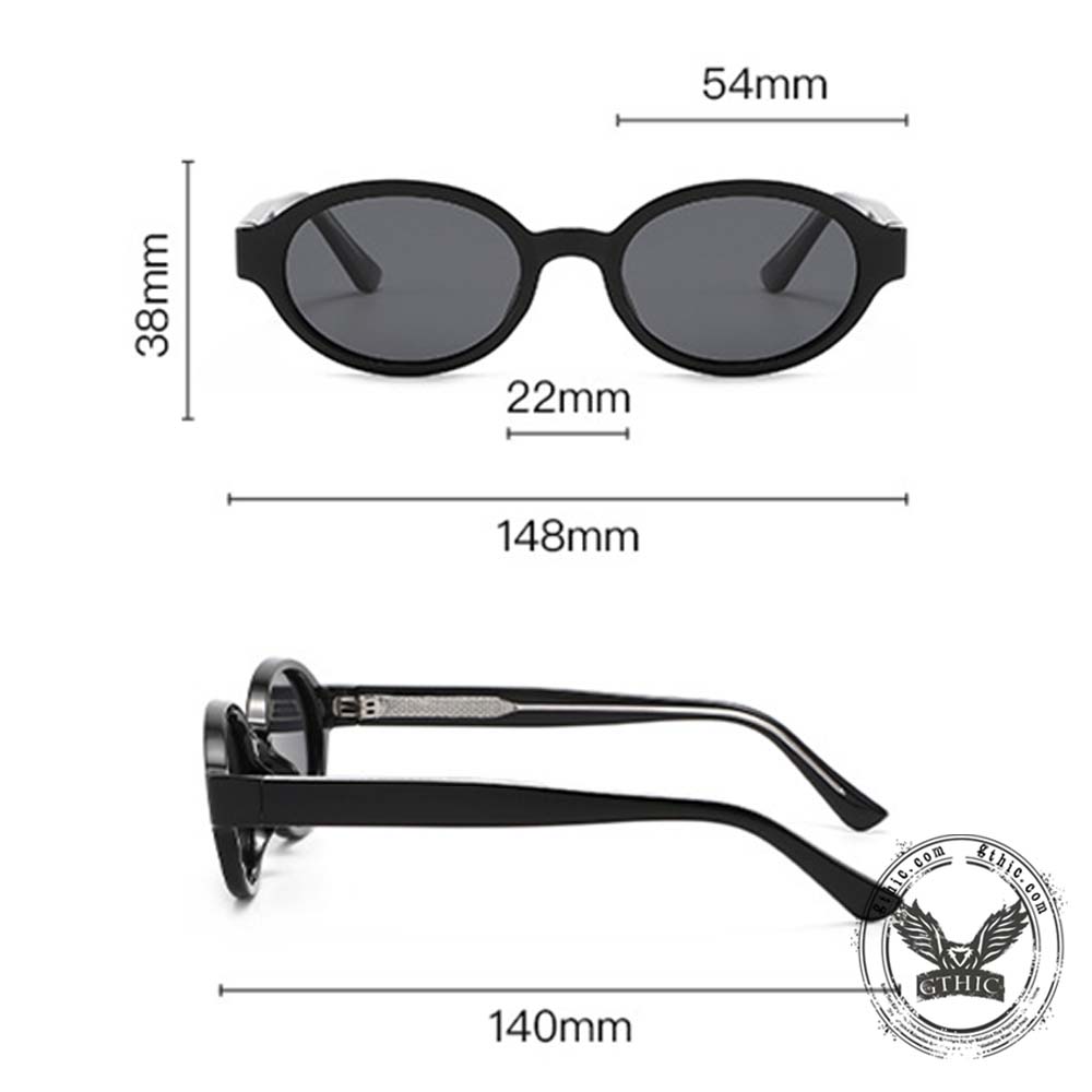 Hip Hop American Oval Polarized TR Sunglasses