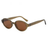 Hip Hop American Oval Polarized TR Sunglasses