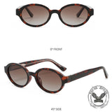 Hip Hop American Oval Polarized TR Sunglasses