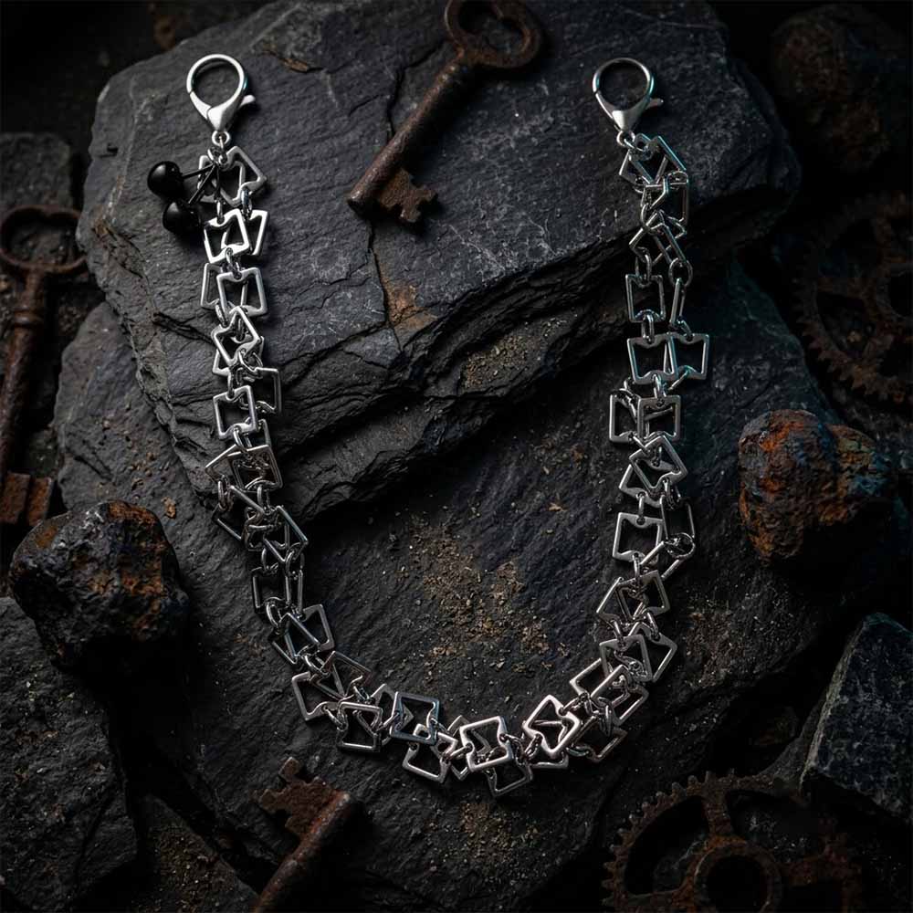 Hip Hop American Square Link Alloy Pants Chain | Gthic.com