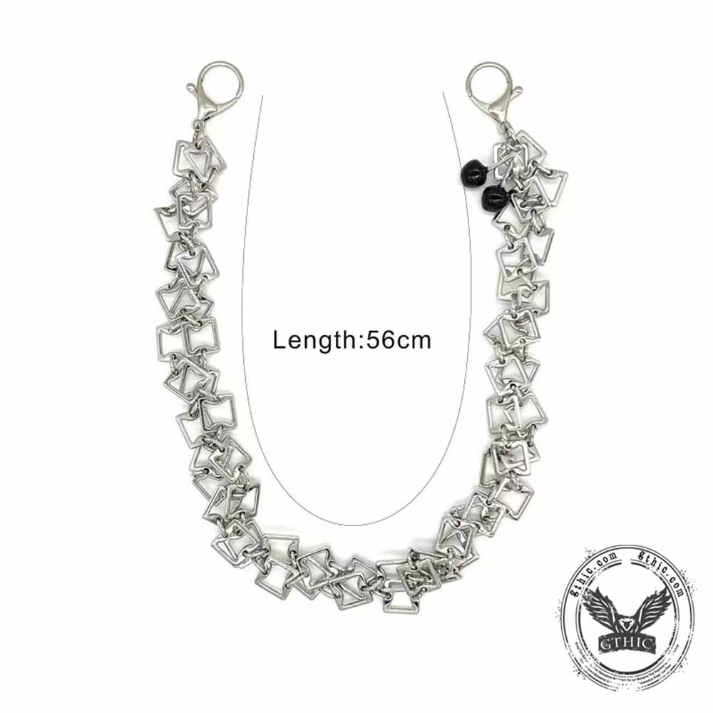 Hip Hop American Square Link Alloy Pants Chain