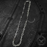 Hip Hop Barbed Wire Link Stainless Steel Necklace