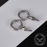 Hip Hop Dart Arrow Stainless Steel Drop Earrings