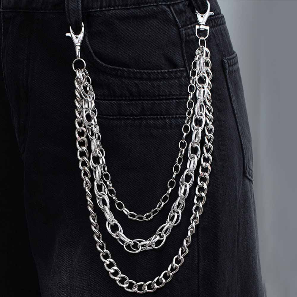 Hip Hop Multi-Layer Chain Alloy Pants Chain | Gthic.com