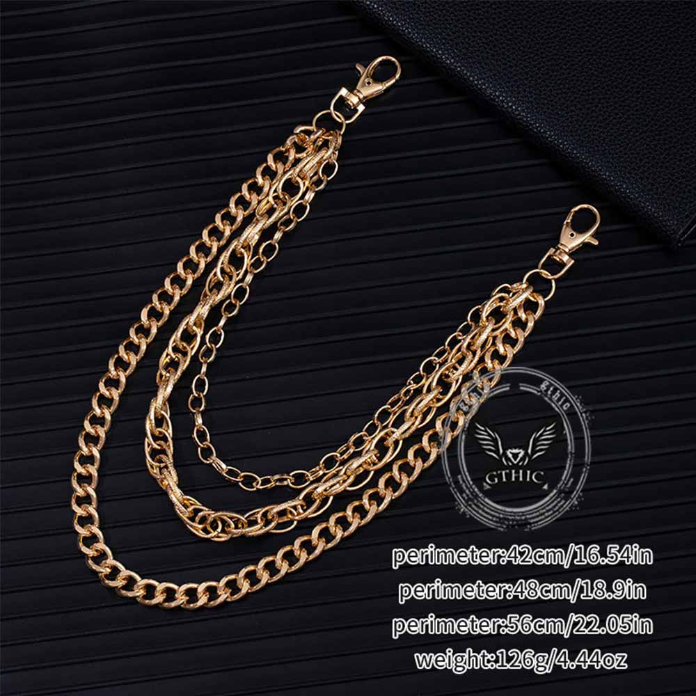 Hip Hop Multi-Layer Chain Alloy Pants Chain