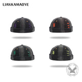 Hip Hop Ripped Washed Brimless Denim Hat | Gthic.com