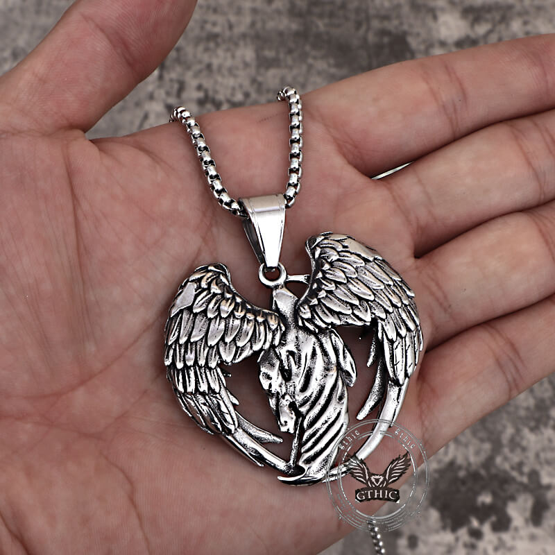 Hip Hop Scythe Grim Reaper Stainless Steel Pendant | Gthic.com