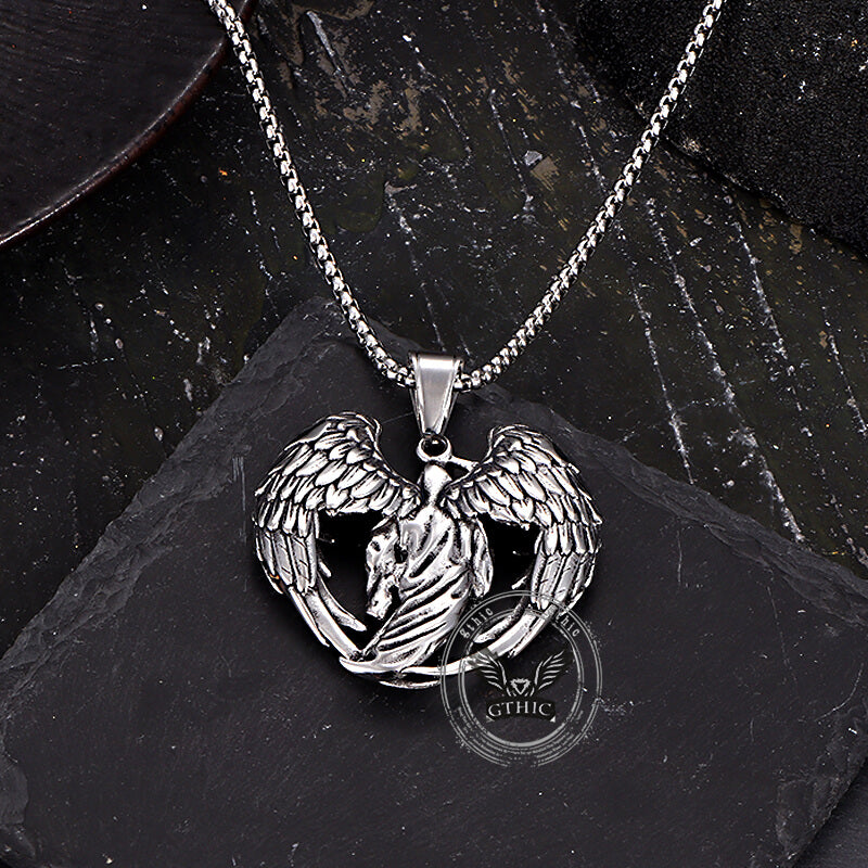 Colgante de acero inoxidable Guadaña Grim Reaper