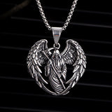 Hip Hop Scythe Grim Reaper Stainless Steel Pendant | Gthic.com