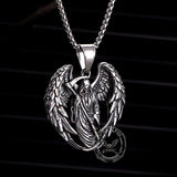 Colgante de acero inoxidable Guadaña Grim Reaper