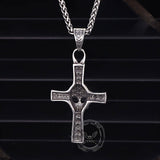 Hip Hop Skull Cross Stainless Steel Pendant