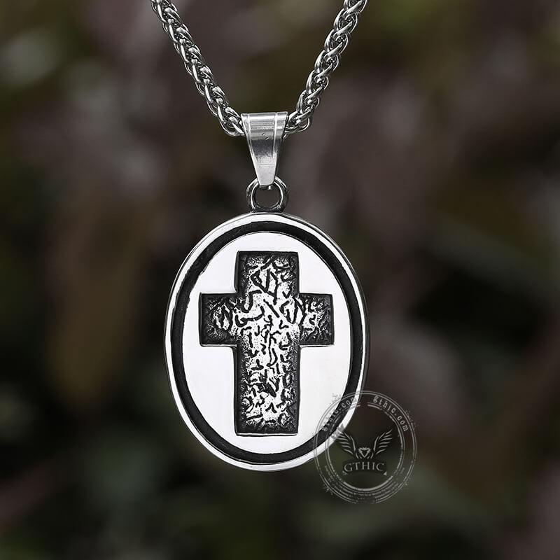 Holy Prayer Stainless Steel Christian Pendant