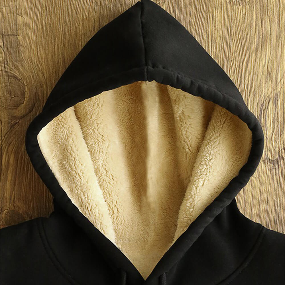 Solid Color Colorful Crew Collar Hoodie