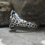 Horned Armor Witch Sterling Silver Ring
