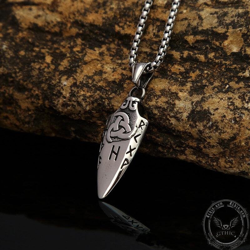 Horns of Odin Stainless Steel Viking Pendant | Gthic.com