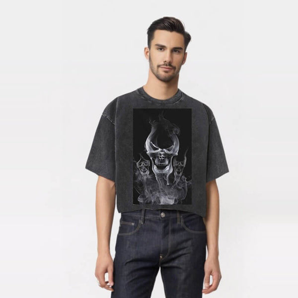 Horror Ghost Skull Gothic T-shirt | Gthic.com
