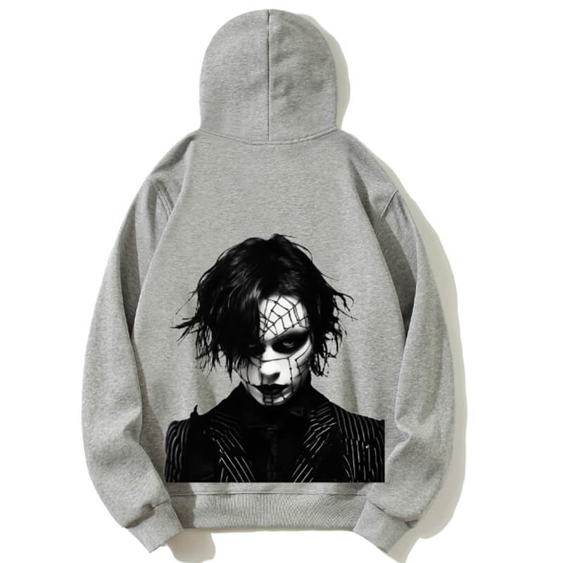 Horror Goth Men Print Casual Hoodie | Gthic.com