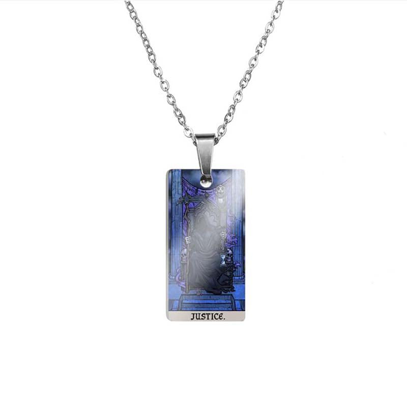 Horror Major Arcana Tarot Stainless Steel Pendant