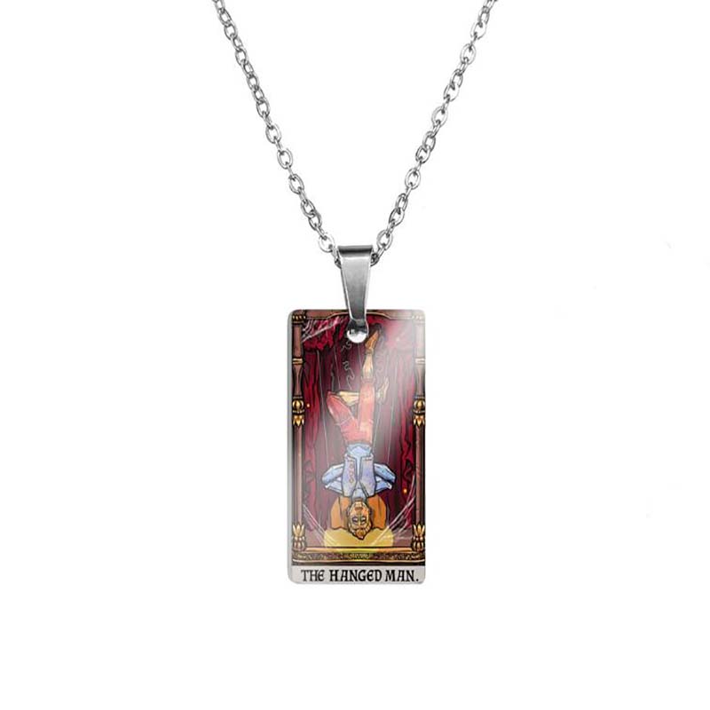 Horror Major Arcana Tarot Stainless Steel Pendant