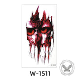 Horror Simulation Wound Halloween Temporary Tattoo Stickers