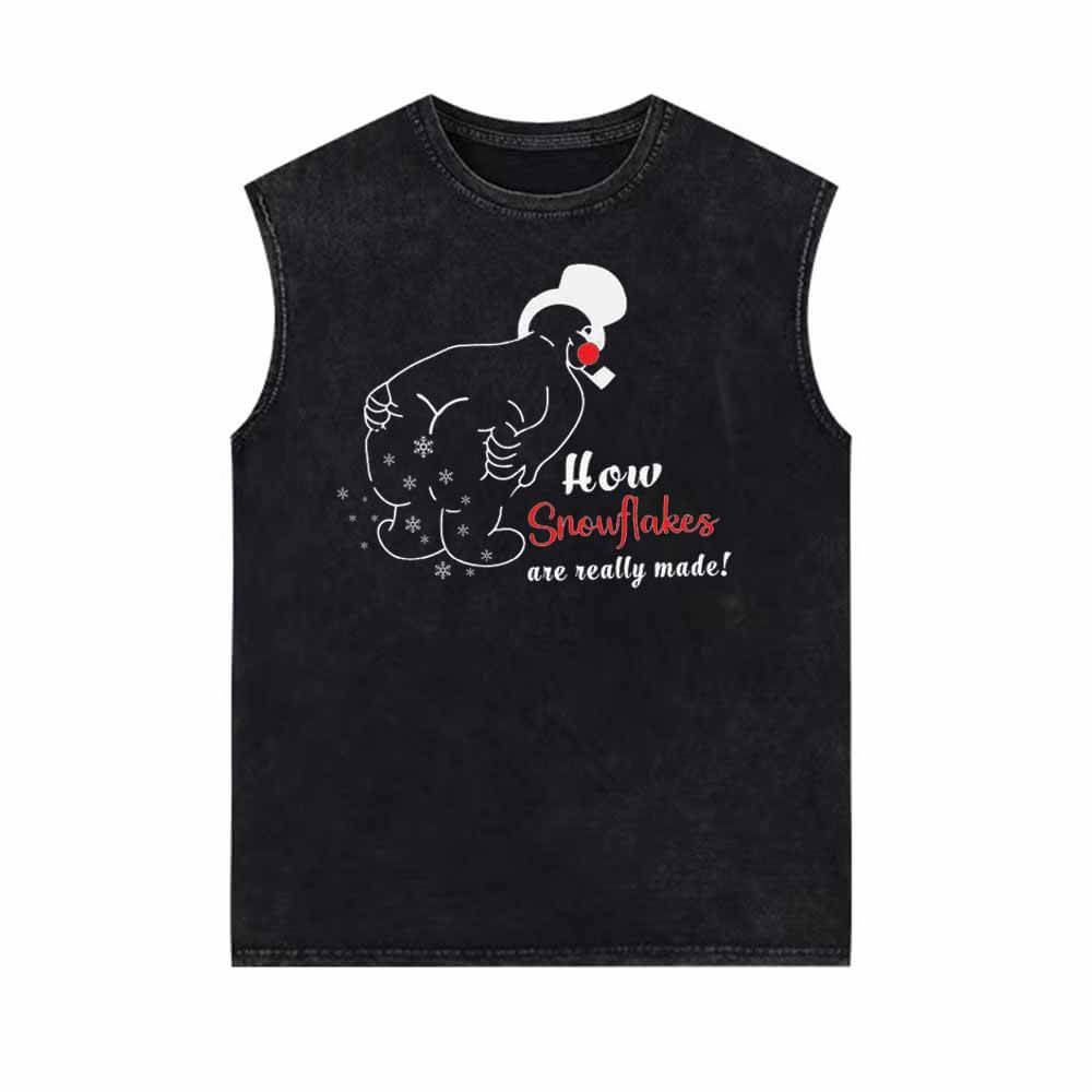 How Snowflakes Are Really Made Santa Vest Top 01 | Gthic.com