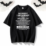 I Am Already Taken By A Freaking Awesome Guy T-shirt | Gthic.com