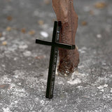 I Can Do All Things Stainless Steel Cross Pendant | Gthic.com