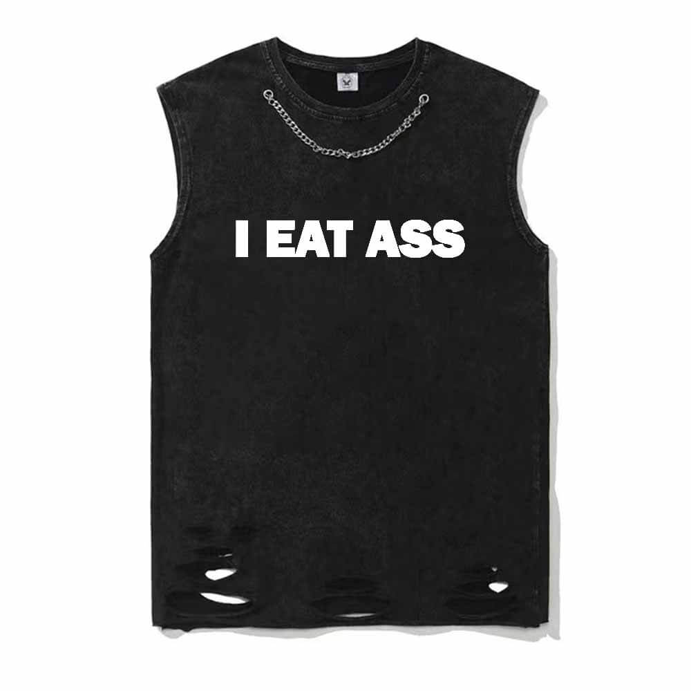 I Eat Ass Short Sleeve T-shirt Vest | Gthic.com