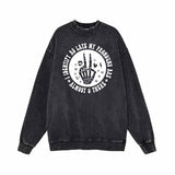 I Identify As Late Skull Yeah Hand Gesture Sweatshirt 01 | Gthic.com